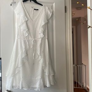 Tommy Hilfiger polka dot white ruffle dress